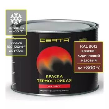 Термостойкая антикоррозионная краска Certa CPR00080