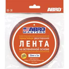 Термостойкая двухсторонняя монтажная лента ABRO MASTERS OE-30-RW