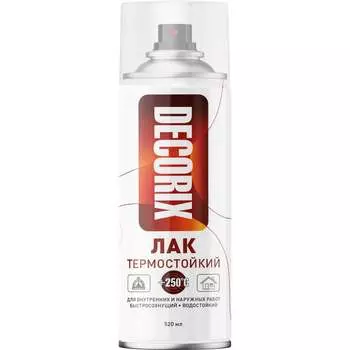 Термостойкий аэрозольный лак Decorix 0112-05 DX