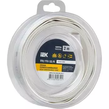 Термоусадочная трубка IEK ТТУ нг-ls UDR12-012-006-002-K01-T