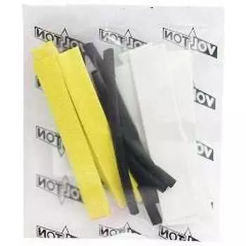 Термоусадочная трубка набор №6 15 шт. Ф 4/2, 8/4,12/6 по 5 шт. VOLTON VLT250046