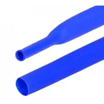 Термоусадочная трубка передовик нг 12/6 синяя, 25м упак 36171