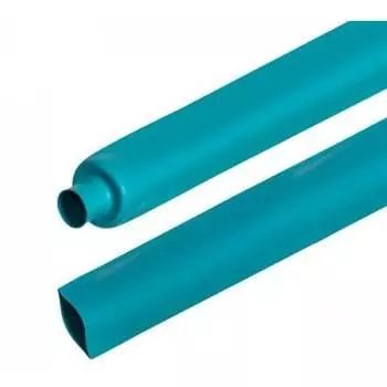 Термоусадочная трубка передовик нг 12/6 зелёная, 25м упак 36149