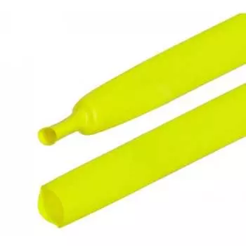 Термоусадочная трубка передовик нг 2/1 желтая, 50м упак 36122