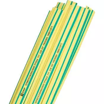 Термоусаживаемая трубка EKF ТУТ PROxima tut-10-yg-1m