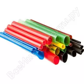 Термоусаживаемая трубка rusconnect rc 9,5\4,8 микс набор цветов 180791
