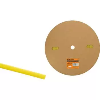 Термоусаживаемая трубка TDM ТУТнг 4/2 желтая (200 м/ролл) SQ0518-0128