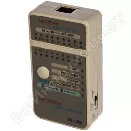Тестер кабеля мини rj-45 rexant 228 12-1010