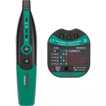 Тестер розеток детектор автоматов Mastech