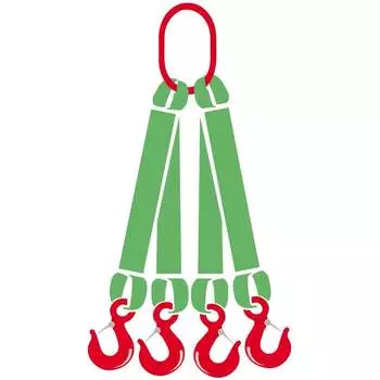 Текстильный четырехветвевой строп Tplus 4СТ T007861