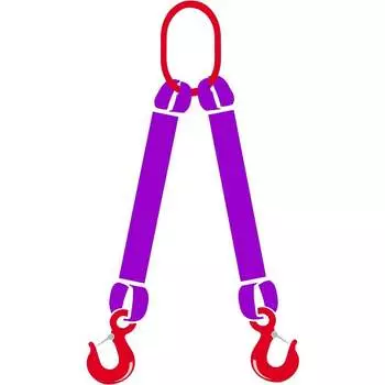 Текстильный двухветвевой строп Tplus