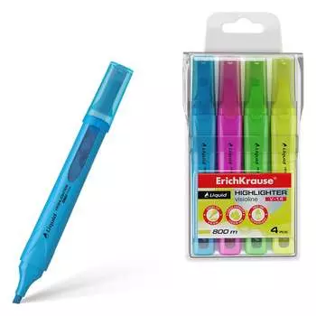 Текстмаркеры ErichKrause Visioline V-14 Neon 58359