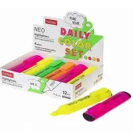 Текстовыделитель Hatber NEO NEON 070366