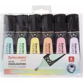Текстовыделители BRAUBERG SUPER PASTEL 151757