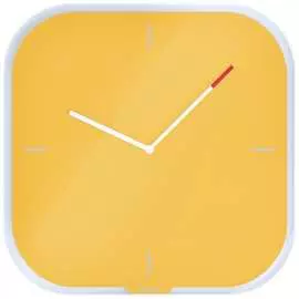 Тихие стеклянные настенные часы Leitz