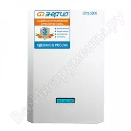Тиристорный стабилизатор Энергия 5 000 ВА Ultra Е0101-0102