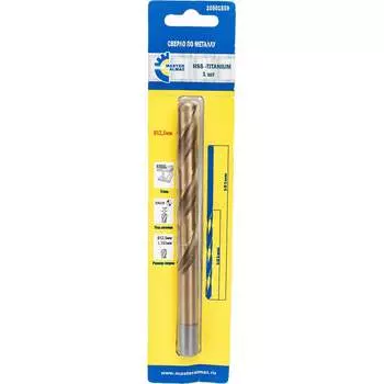 Титановое сверло по металлу МастерАлмаз 10501559