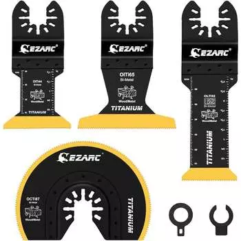 Титановые насадки для реноватора по металлу, гвоздям и дереву Ezarc 801901