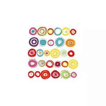 Тканевая шторка для ванной комнаты MELODIA MZ-86 Узоры 20856