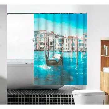 Тканевая шторка для ванной комнаты Melodia della vita Венеция MZ-106 20991