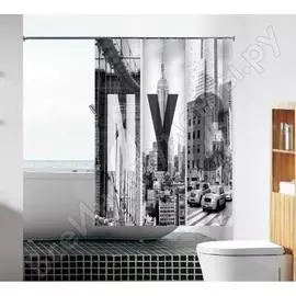 Тканевая шторка для ванной комнаты MELODIA