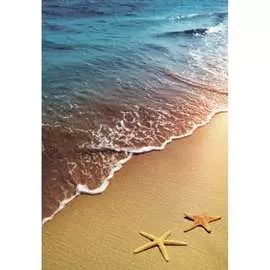 Тканевая шторка для ванны Melodia della vita Морское побережье MZ-149 21041