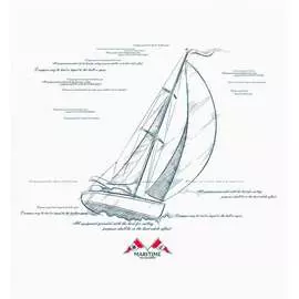 Тканевая шторка для ванны Melodia della vita MZ-122 21012