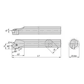 Токарная державка NORGAU 020044306