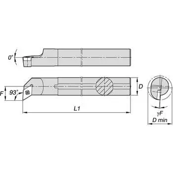 Токарная державка NORGAU S16Q-SDUCR07 020066103