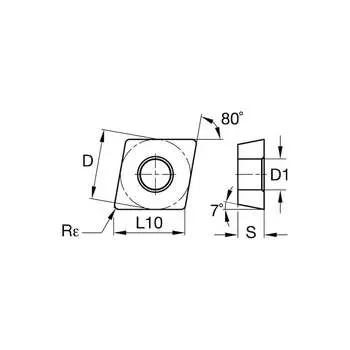 Токарная пластина NORGAU 020057229