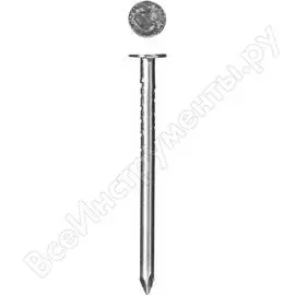 Толевые гвозди зубр оцинкованные гост 4029-63, 40 х 2.5 мм, 5 кг 305210-25-040