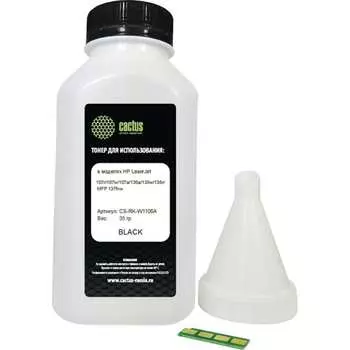 Тонер HP LaserJet 107/135/MFP 137 для принтер Cactus CS-RK-W1106A 1607559