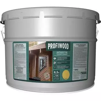 Тонирующий атмосферостойкий алкидный антисептик Profiwood 3911