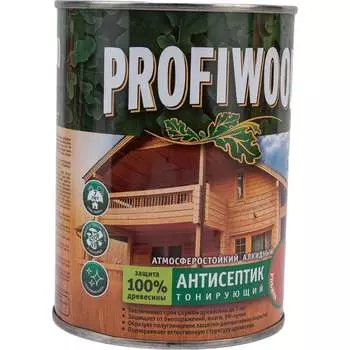 Тонирующий атмосферостойкий алкидный антисептик Profiwood