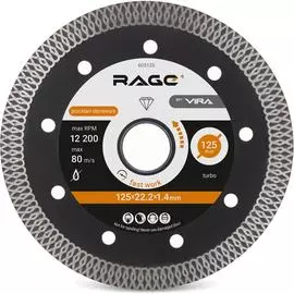 Тонкий диск алмазный по керамограниту RAGE RAGE 605125