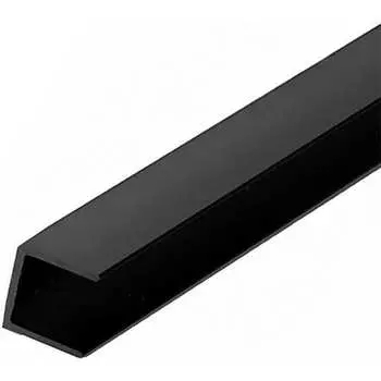 Торцевая планка ООО ДЕКОПЛИНТ МЩ МЩТ6чёрная