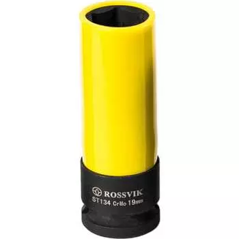 Торцевая тонкостенная глубокая ударная головка Rossvik ST13419