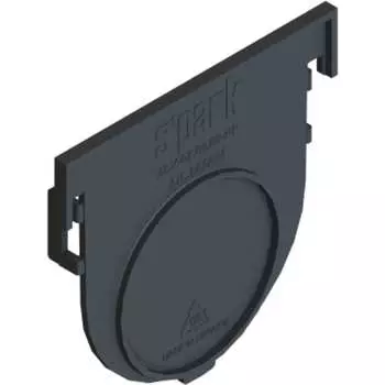 Торцевая заглушка для лотка водоотводного пластикового Standartpark