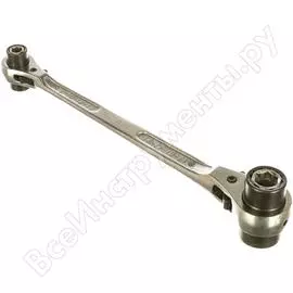 Комбинированный трещоточный реверсивный торцевой ключ HORTZ