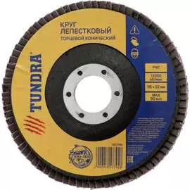 Торцевой конический лепестковый круг TUNDRA
