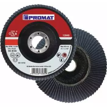 Торцевой круг лепестковый по алюминию PROMAT 4000840066