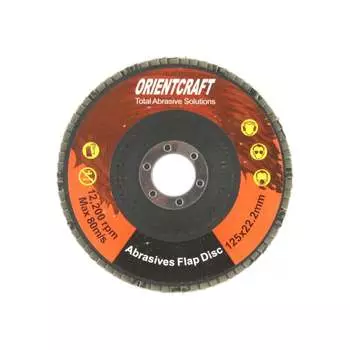 Торцевой лепестковый диск по металлу Orientcraft OCF12522120