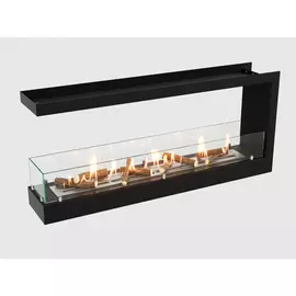 Торцевой встроенный биокамин Lux Fire