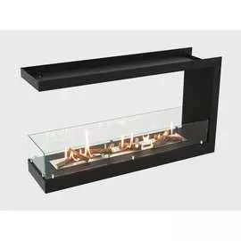 Торцевой встроенный биокамин Lux Fire