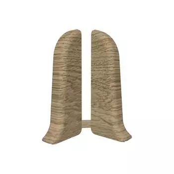 Торцевые заглушки для плинтуса DECONIKA Д-П55-Тп-Ф1 211 ДУБ РСТ