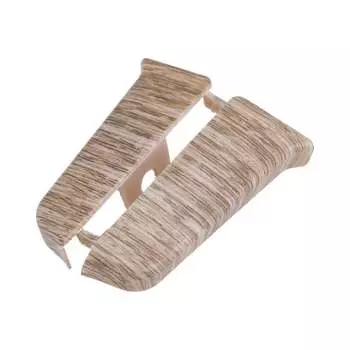 Торцевые заглушки для плинтуса DECONIKA Д-П55-Тп-Ф1 215 ДУБ СНЖ