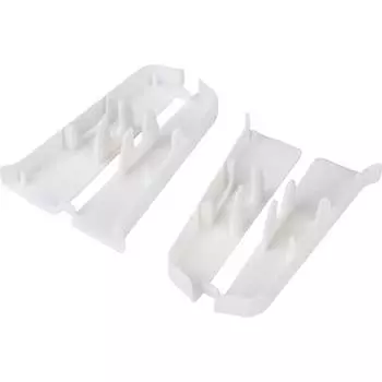 Торцевые заглушки для плинтуса DECONIKA Д-П70-Тп-Ф1 001 БЕЛ