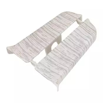 Торцевые заглушки для плинтуса DECONIKA Д-П55-Тп-Ф1 253 ЯСН СЕР