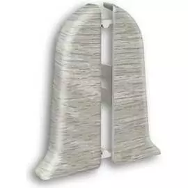 Торцевые заглушки для плинтуса Ideal Классик К-П70-Тп-Ф1 253 ЯСН СЕР