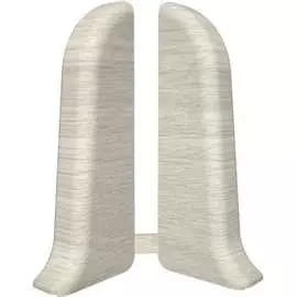 Торцевые заглушки для плинтуса Ideal Классик К-П55-Тп-Ф1 252 ЯСН БЕЛ